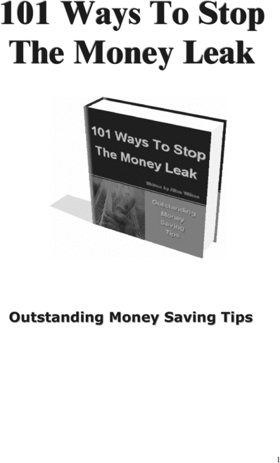 Product picture Kiyosaki - Stop Wasting Money